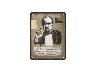 Plåtskylt The Godfather Streets 15x20