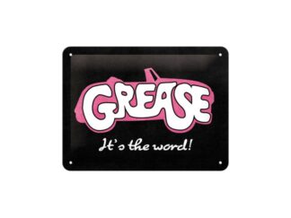 Plåtskylt Grease World 15x20