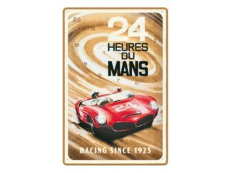 Plåtskylt 24h Le Mans Red Car 1963 20x30