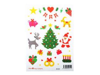 Fönsterdekor Röd-Grön Ren etc.