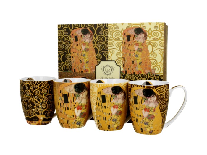 4-p Mugg i Box Klimt