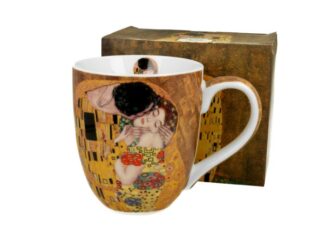 Mugg Jumbo XXL Klimt "The Kiss" OBS! Skadad Presentbox