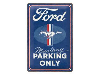 Plåtskylt Ford Mustang Parking Only 20x30