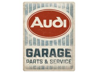 Plåtskylt Audi Garage