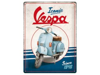 Plåtskylt Vespa Iconic Since 1946
