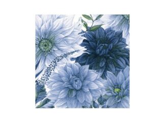 Servett Claudette Blå