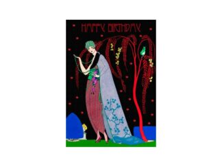 Dubbelt Kort M.T Birthday HB232 Glitter