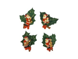 Magnet Tomte på Blad