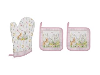 Köksset Textil 3-p Happy Easter