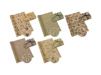 Konsumentpapper Kraft Mönster 5-olika