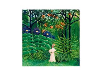 Servett Woman in Forest