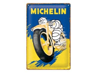 Plåtskylt Michelin Motorcycle Bibendium 20x30