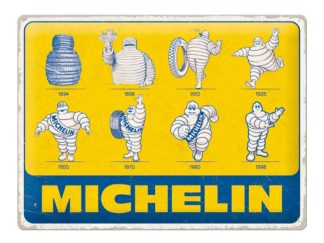 Plåtskylt Michelin Logo Evolution