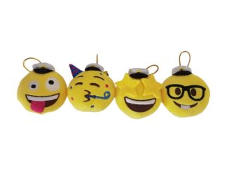 Studentmaskot Smiley 4-olika