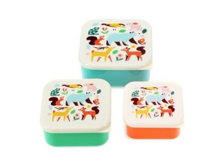 Snacksbox 3-p Woodland