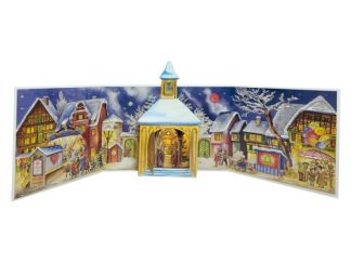 Adventskalender 3D Kyrka 1956