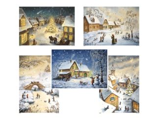 Adventskalender A4 White Christmas