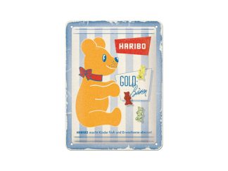 Plåtskylt Haribo Vintage Gold-Bären 15x20