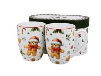 2-p Mugg i Box Christmas Cuties Bear