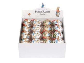 Plåtkula Peter Rabbit Christmas