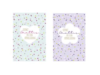 Dubbelt Kort Gratulation Nr. 807