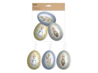 Påskägg 09 cm 3-p Harar Hänge