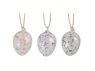 Risägg 3-p Glas Spräckliga