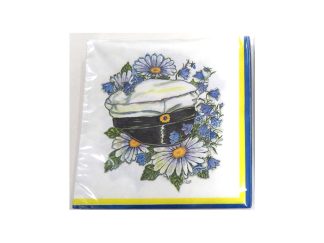 Servett Studentmössa Prästkrage