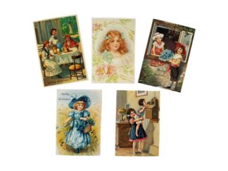 Vykort Nostalgi 10-olika