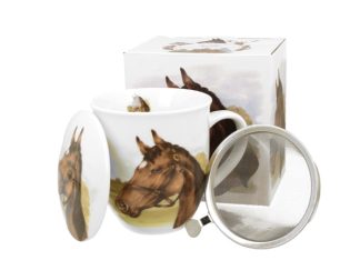 Mugg World of Animals Horse Portrait m. Tesil