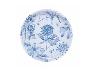 Bricka Rund Sanderson Etchings & Roses