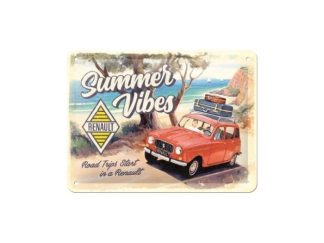 Plåtskylt Renault Summer Vibes 15x20
