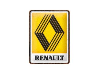 Plåtskylt Renault Logo 15x20