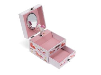 Smyckeskrin med Speldosa Unicorn