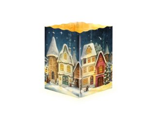 Adventskalender Lykta White Christmas