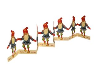 Pappersrader Tomte God Jul