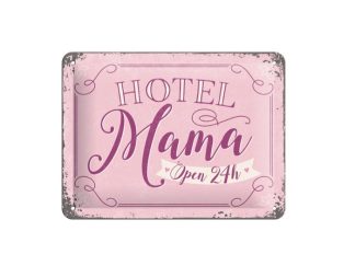 Plåtskylt Hotel Mama 15x20