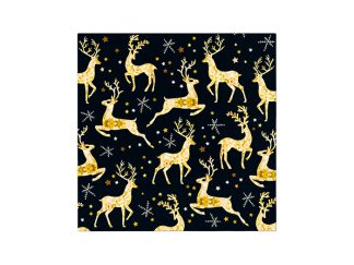 Servett Golden Reindeer Charm