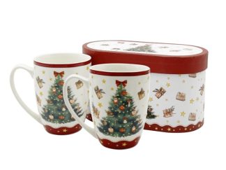 2-p Mugg i Box Christmas Tree