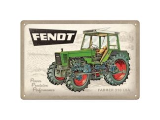 Plåtskylt Fendt Farmer 310 LSA 20x30