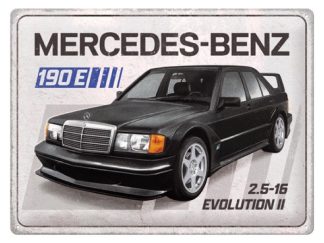 Plåtskylt Mercedes-Benz 190 E Evolution
