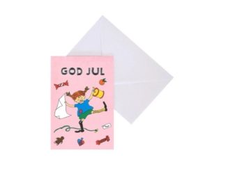 Dubbelt Kort Jul Nr. 197 (Pippi)