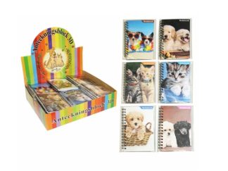 Spiralblock 3D Katt & Hund