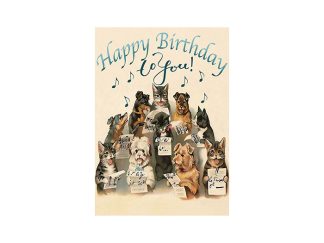 Dubbelt Kort M.T Birthday HB104