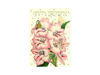 Dubbelt Kort M.T Birthday HB177 Glitter