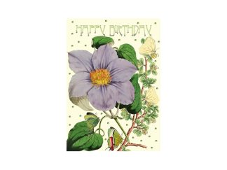 Dubbelt Kort M.T Birthday HB180 Glitter