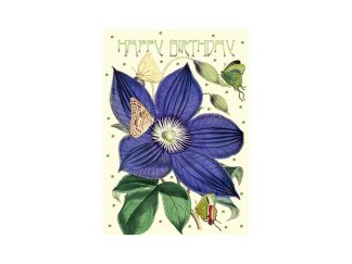 Dubbelt Kort M.T Birthday HB182 Glitter