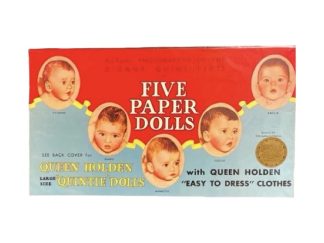 Klippbok Five Paper Dolls