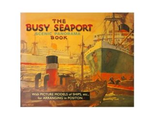 Panoramabok The Busy Seaport