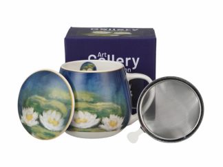 Mugg Barrel Monet "Water Lilies" m. Tesil